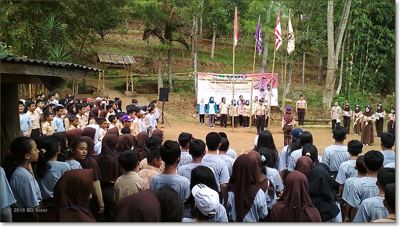 Kemping Pendidikan Dasar (KPD) 2018 Kampung Bambu